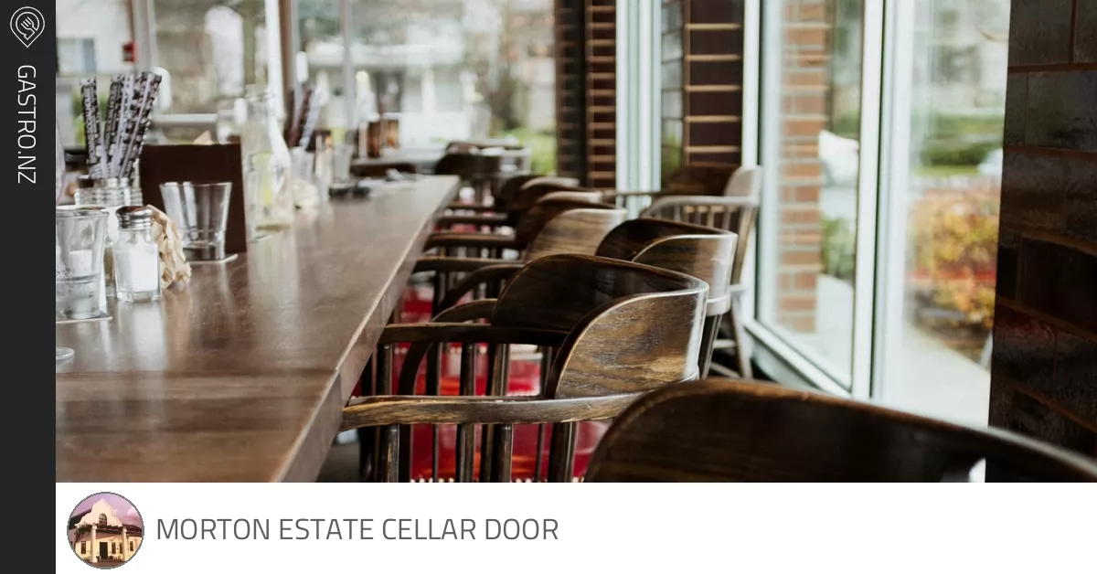 Morton Estate Cellar Door Gastro.nz